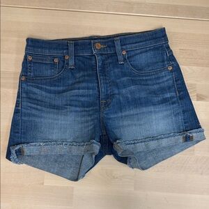 J. Crew‎ Dark Blue Jean Shorts